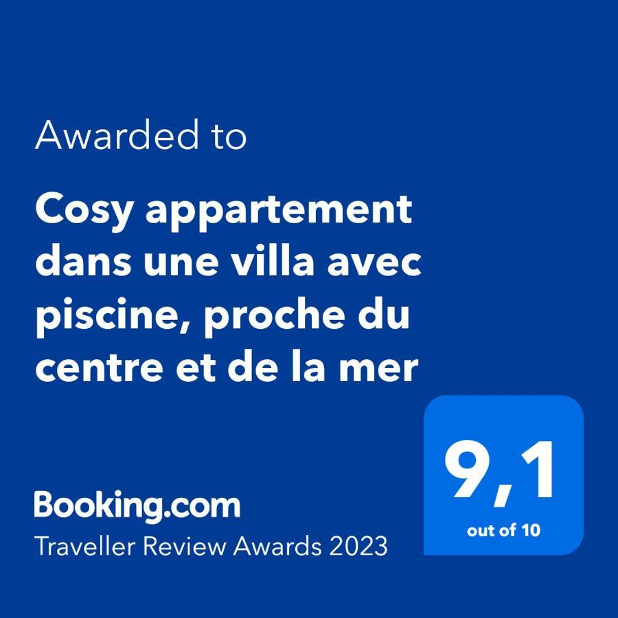 Cosy Appartement Dans Une Villa Avec Piscine, Proche Du Centre Et De La Mer Cabourg Exterior photo